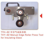 Manual Insulated Glass Edge Roller Press Machine