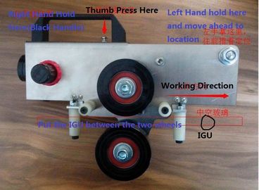 Handheld Manual Edge Roller Press for Shaped Insulating Glasses