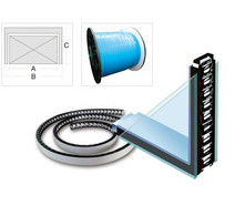 Butyl Sealing Strip for Double Glazing Glasses