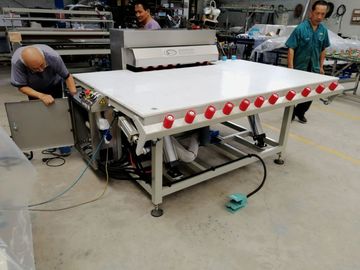 Single Side Double Glazing Equipment Heated Roller Press Table With Air Float & Tilting