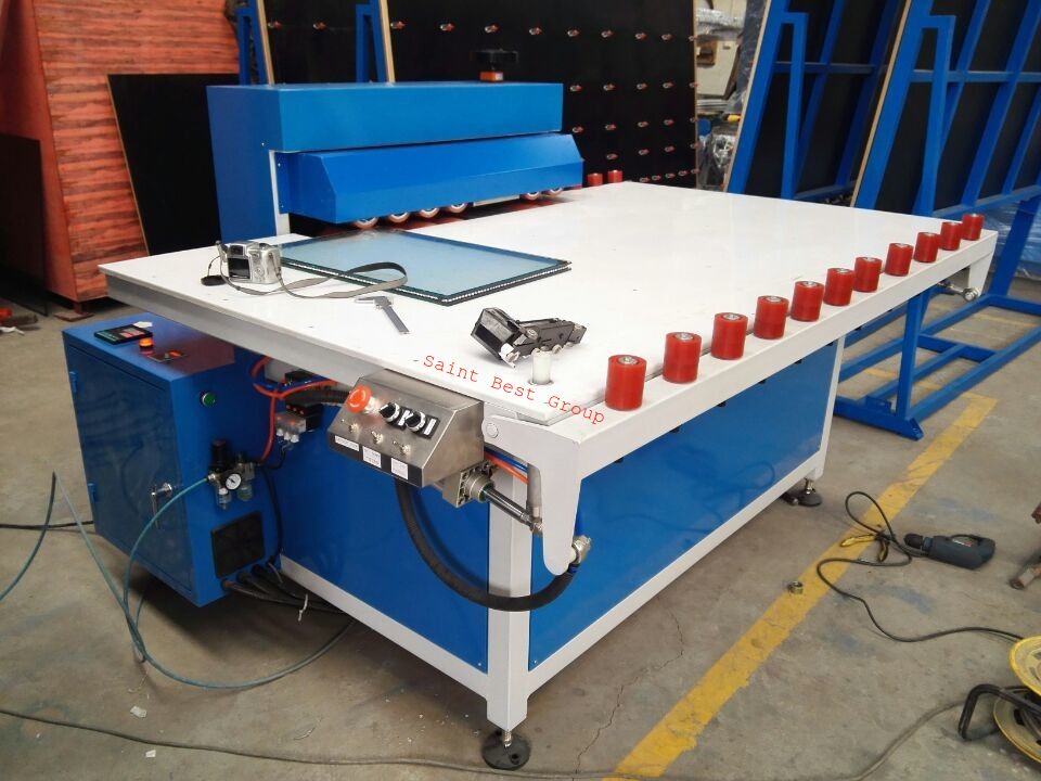 Single Side Heated Roller Press Machine for Double Glazing,IGU Heat Press Table,Insulating Glass Roller Press Table
