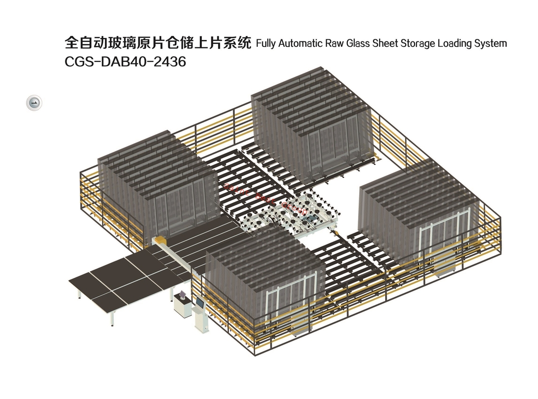 Fully Automatic Glass Storage Loading Cutting System,Fully Automatic Glassstorage Loading System