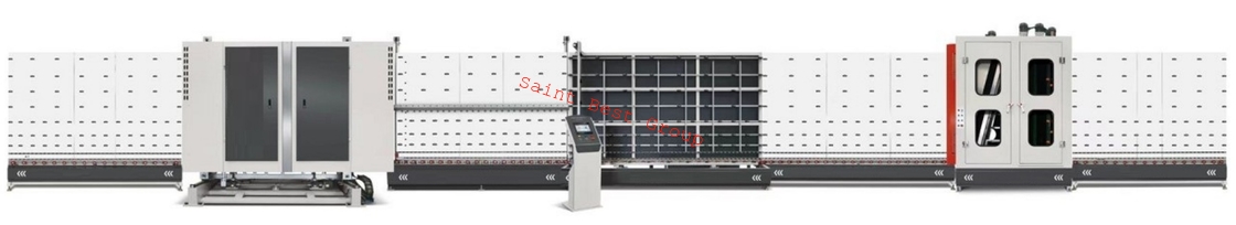 Gas Filling Automatic Insulated Glass Production Line, Vertical Automated Double Glazing Production Line