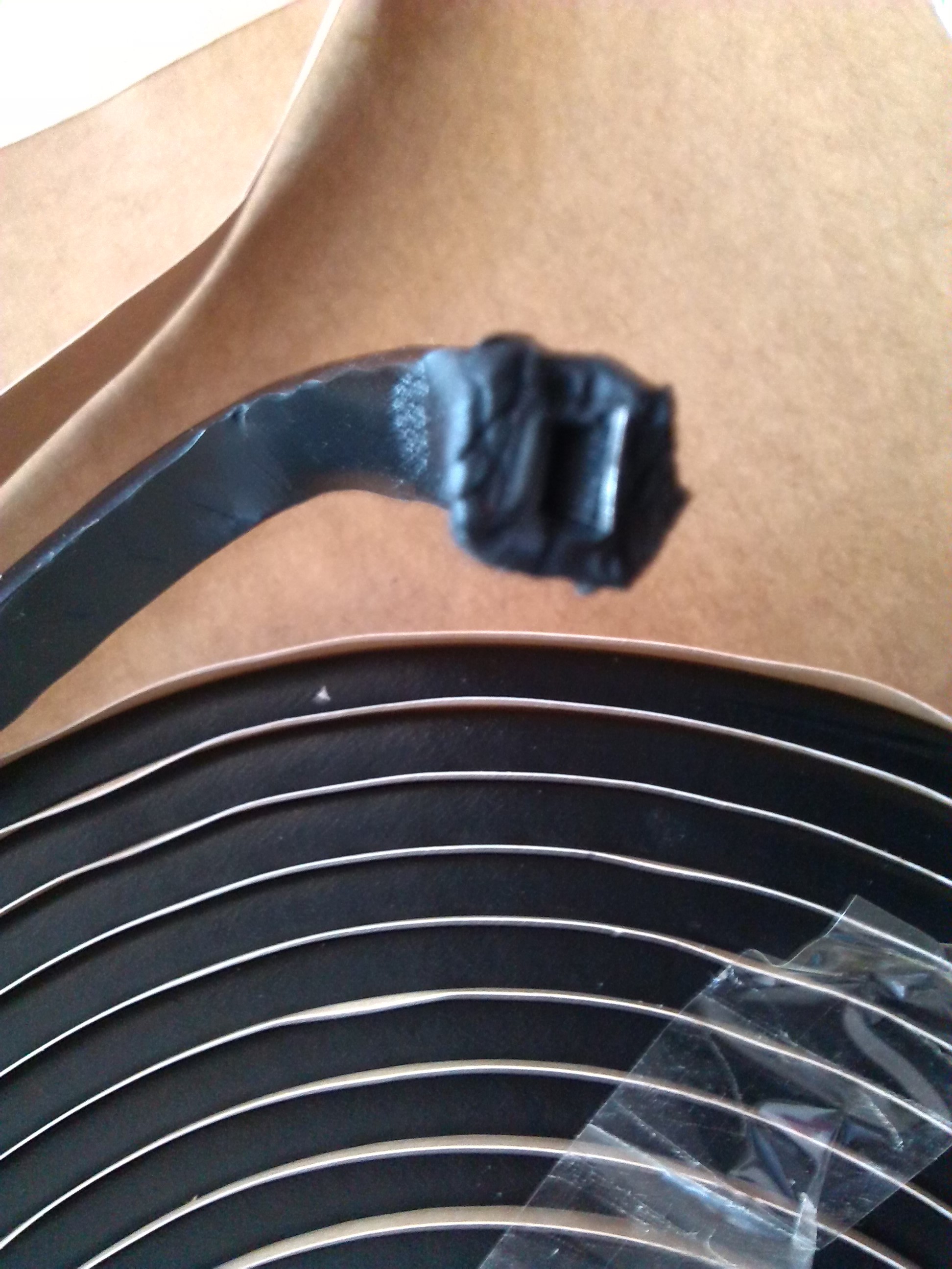 Rubber Swiggle Spacer for Double Glazing Glasses